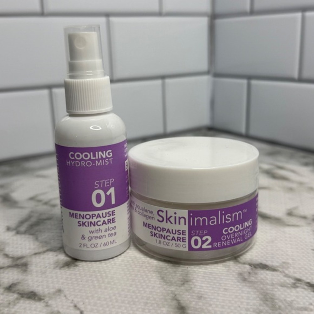 Skinimalism Menopause Skincare Set Cooling Hydro Mist‎ + Overnight Renewal Gel
